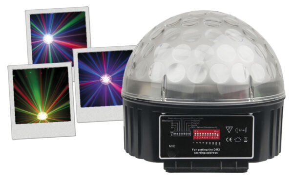 LAMPE BOULE A LED ROUGE /VERT /BLEU /JAUNE /BLANC /VIOLET <div hidden>LO_BOUL006</div>