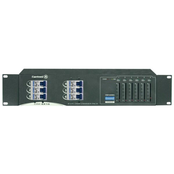 BLOC DE PUISSANCE DMX 6 X 16A <div hidden>LO_DISP003</div>